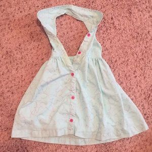 Butterfly halter dress